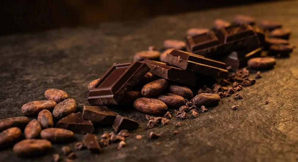 Cacao y energía natural sin azúcar añadida